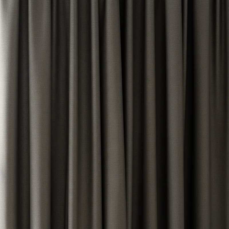 Wellenvorhang Celia Leinen-Optik